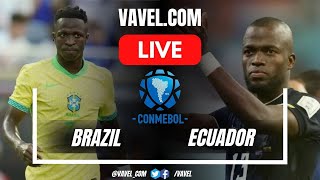 🔴LIVE  Brazil vs Ecuador  World Cup Conmebol Qualifiers 2026  Full Match Streaming [upl. by Amsirp721]