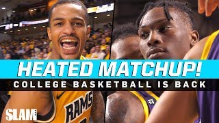 VCU vs LSU Gets HEATED College Basketball is Back 🔥🏀 [upl. by Disario]