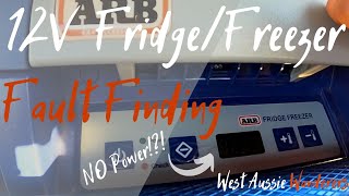 How to Fault Find a 12v Fridge Freezer with No Power [upl. by Ynattib459]