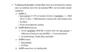 G6PD deficiency [upl. by Ramo838]