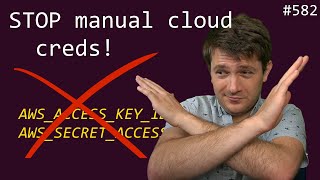 stop using manual cloud creds oidc [upl. by Glialentn]