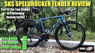 SKS Speedrocker Fender  Mudguard Review Perfect for Gravel CX Bikes with Disc Brakes [upl. by Lawson]