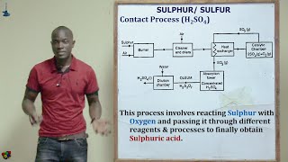 7 Largescale Manufacture of Sulphuric Acid Contact Process Chemistry Form 3 [upl. by Arinaid484]