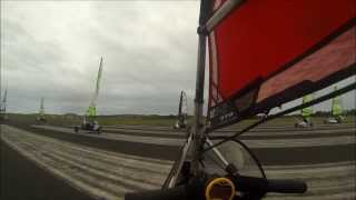 Fast Land Sailing on an Airfield in Wales [upl. by Wira]