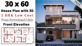 30x60 House Plan 3D  30x60 House Plan East Facing  3060 House Plan [upl. by Halima398]