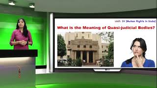 What is Meaning of QuasiJudicial Body [upl. by Nylirem38]