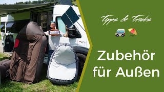 Wohnmobil Zubehör Tipps für den Außenbereich von fan4van [upl. by Altman]