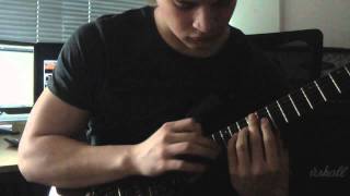 The Black Dahlia Murder  The Window Solo Cover tab in description [upl. by Higginson]