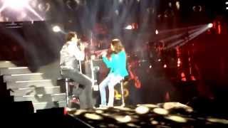 Marco Borsato en dochter Jada live  sportpaleis Antwerpen 24 mei 14 [upl. by Mazman]