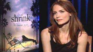 Shrink  Exclusive Saffron Burrows Interview [upl. by Noyar425]