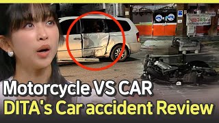 Ditas Dashcam Reaction  Motorcycle 100kmh VS CAR [upl. by Gnay]