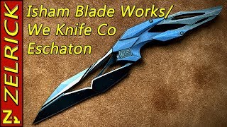 Isham Blade Works and WE Knife Co Eschaton Prototype [upl. by Brent773]