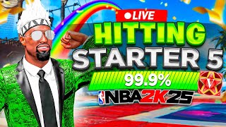 HITTING STARTER 5 in 2X REP EVENT in NBA 2K25 FullStream NEW INSANE BUILD BEST BUILD in NBA 2K25 [upl. by Thgiled]