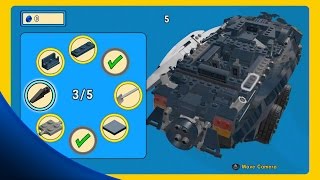 ALL 15 Golden Instruction Builds Gameplay Showcase  The LEGO Movie Videogame [upl. by Airbmac]