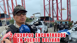 2 personas fueron encontradas en Puerto Bolivar [upl. by Ablasor849]