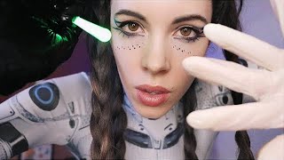 ASMR Alien Ear Exam Cranial Nerve Tests No Talking [upl. by Blount648]