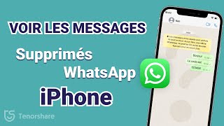 Comment voir les messages supprimés WhatsApp sur votre iPhone [upl. by Alocin]