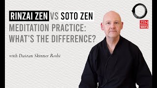 Rinzai Zen vs Soto Zen meditation practice whats the difference [upl. by Treblih]