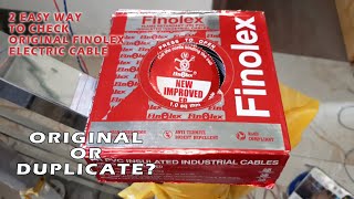 How to Find Duplicate Finolex Electric Wire  2 Easy way to Check Original Finolex Electricil Cable [upl. by Enyar]