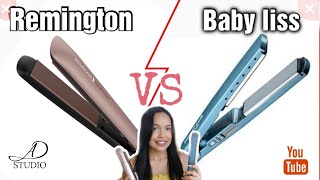 Cual plancha debo comprar Cual es mejor REMINTONG VS BABY LISS a prueba [upl. by Allayne]