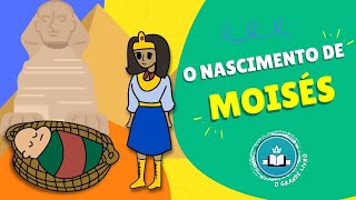 História Bíblica Para Crianças O NASCIMENTO DE MOISÉS Você tem um propósito [upl. by Stephens]