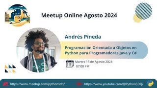 Programación Orientada a Objetos en Python para Programadores Java [upl. by Nahallac]