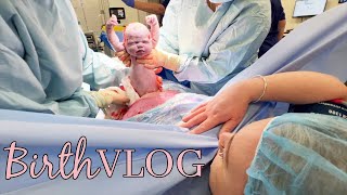 BIRTH VLOG  Gender Surprise Birth [upl. by Narton]