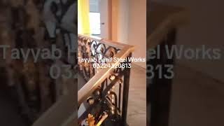 Metal Staircase Railings Design trending shorts viralvideo short trendingshorts viralshorts [upl. by Doughman776]