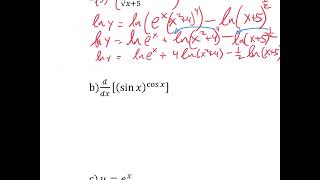 Calc1 Derivative of lnx and ex part2 [upl. by Leunam]