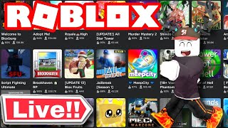 🔴 ROBLOX LIVE  ROBUX GIVEAWAY  Playing With Viewers [upl. by Lozano310]