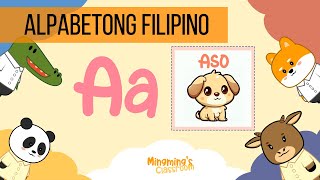 LEARN THE ABC ALPHABET  ALPABETONG FILIPINO  SOUNDTUNOG ng Alpabetong Filipino  ENGLISHTAGALOG [upl. by Nerhtak637]