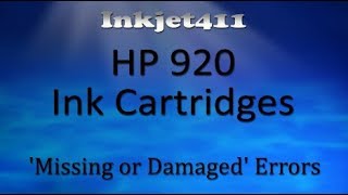 HP 920 920XL Ink Cartridge Problem and Errors [upl. by Harlan]