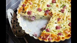 Recette de QUICHE  Jambon fromage [upl. by Nireves]