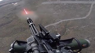 US Marines Firing The Powerful GAU21 Machine Gun amp M134 Minigun  Close Air Support Trainings [upl. by Schroder]