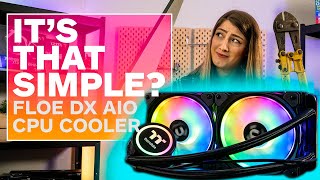 Watercooling is easy Thermaltake Floe DX AIO CPU Cooler  First Look [upl. by Nnylirret675]