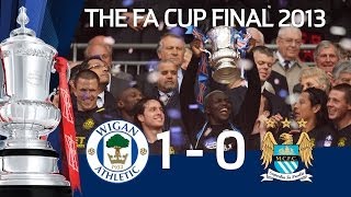 HIGHLIGHTS Wigan Athletic vs Manchester City 10 FA Cup Final 2013 [upl. by Nired]