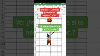 Como CREAR un CALENDARIO en Excel 2024 [upl. by Placia329]