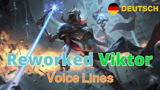 Viktor Rework 2024 ALLE Voice Lines  Deutsch German Stimme  Untertitel  League of Legends [upl. by Karli53]