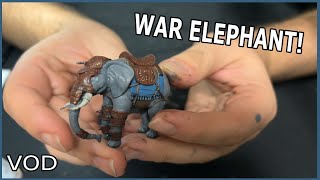 Painting a War Elephant  Vod Part 1 [upl. by Aneba]