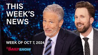 Jon Stewart Tackles Trumps quotFree Speechquot Klepper on Hurricane Conspiracies  The Daily Show [upl. by Nosam]