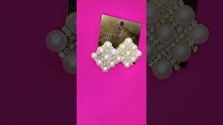 DIY beautiful earrings  earrings making at home craftideas craft diycrafts [upl. by Sorensen]