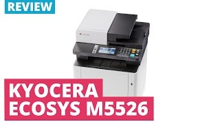 Kyocera ECOSYS M5526 A4 Colour Multifunction Laser Printer [upl. by Eiramanitsirhc633]