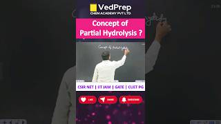 📚📚 Concept of Partial Hydrolysis VedPrepChemAcademy csirnetjune2024 vedsir maingroupelements [upl. by Noevart]