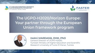 FASTER 2nd Brokerage Event quotThe UGPOH2020 Horizon Europequot by Helmi Mardassi [upl. by Pedersen]