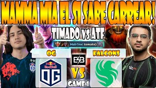 OG VS FALCONS BO2GAME 1TIMADO WISPER CEB VS ATF SKITER MALR1NE ELITE LEAGUE DOTA 2 ESB [upl. by Koloski]