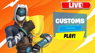 🔴 CHAPTER 5 FORTNITE CUSTOMS SCRIMS LIVE PRIZES 🎁 CUSTOM MATCHMAKING SEASON 1 [upl. by Sarene]