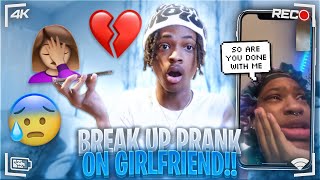 BREAK UP PRANK ON BREANA💔 She Cried [upl. by Yetah]