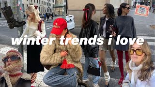 winter fashion trends ive been loving 2024 [upl. by Oderf]