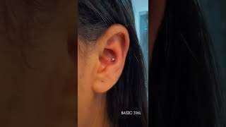 Stacked Lobes and Asymmetrical Ear Stacks Personalize Seu Look com Estilo com Conch TG piercingtg [upl. by Aihsinyt433]