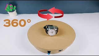 How to make a rotating display stand especially simple DIY [upl. by Dominga]